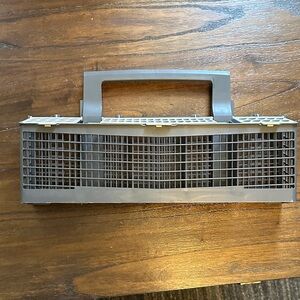Large utensil basket for GE dishwasher